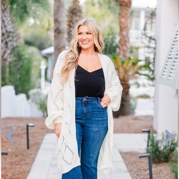 NEW Chic Soul Eat, Drink, And Be Cozy Cardigan - Picture 2 of 7